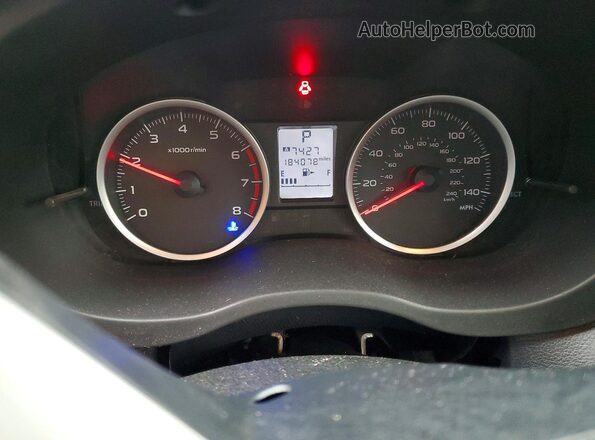 JF2SJABC3GH425177 2016 SUBARU FORESTER 2.5 Black Instrument cluster view