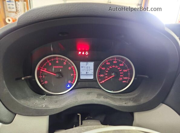 JF2SJABC8JH571582 2018 SUBARU FORESTER 2.5 Blue Instrument cluster view