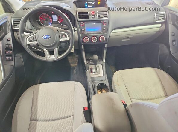 JF2SJABC8JH571582 2018 SUBARU FORESTER 2.5 Blue Dashboard view