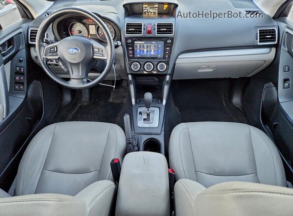 JF2SJADC9GH524373 2016 SUBARU FORESTER 2.5 White Dashboard view