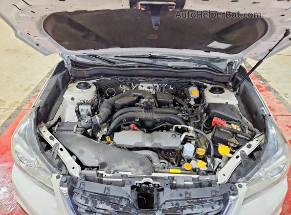 JF2SJAEC4HH432782 2017 SUBARU FORESTER 2.5 White ძრავის განყოფილების ხედი