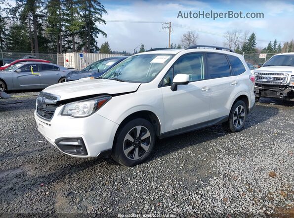 JF2SJAEC7HH479322 2017 SUBARU FORESTER 2.5 White Przód lewy