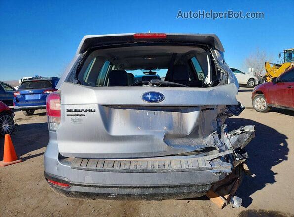 JF2SJAECXJH452346 2018 SUBARU FORESTER 2.5 Серебряный Вид сзади