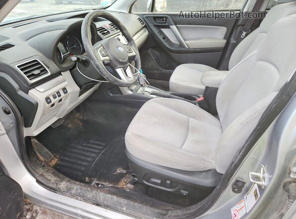 JF2SJAGC2JH456808 2018 SUBARU FORESTER 2.5 Silver Vista interior delantera