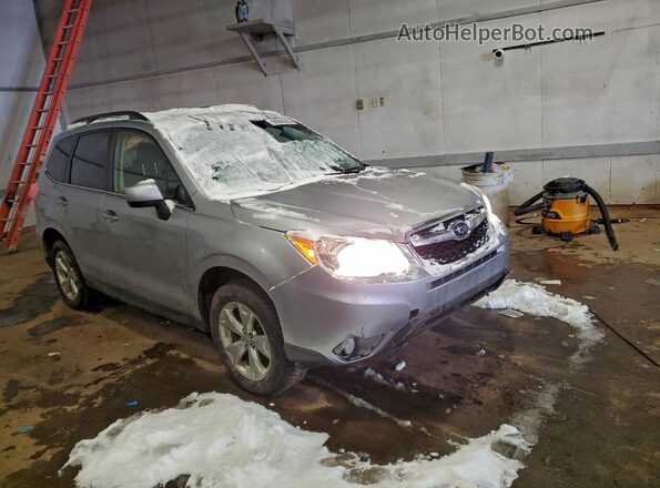 JF2SJAHCXGH515630 2016 SUBARU FORESTER 2.5 Silver Delantero derecho