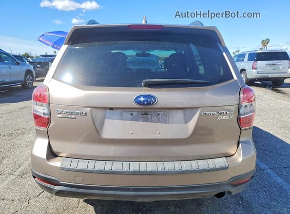 JF2SJAVC4GH518298 2016 SUBARU FORESTER 2.5I TO Brown Հետևի տեսք