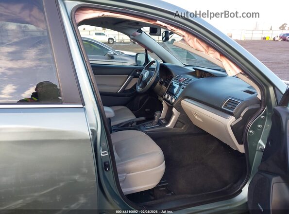 JF2SJAVC5GH507374 2016 SUBARU FORESTER 2.5I TO Gray წინა სალონის ხედი