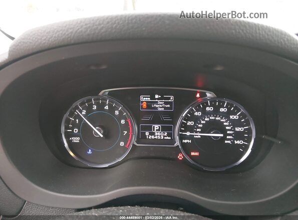 JF2SJAWC0HH571676 2017 SUBARU FORESTER 2.5I TO Белый Вид задних сидений