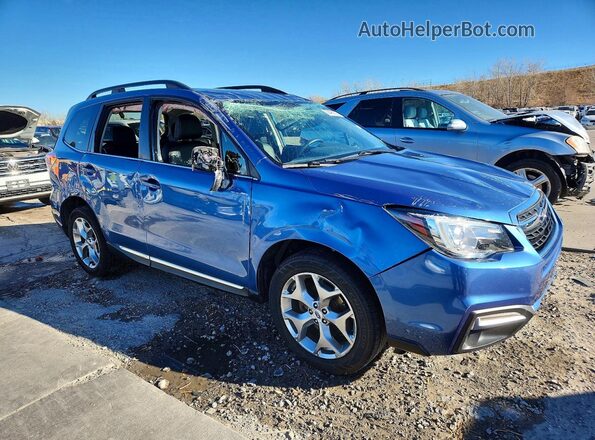 JF2SJAWC4HH454117 2017 SUBARU FORESTER 2.5I TO Blue Delantero derecho