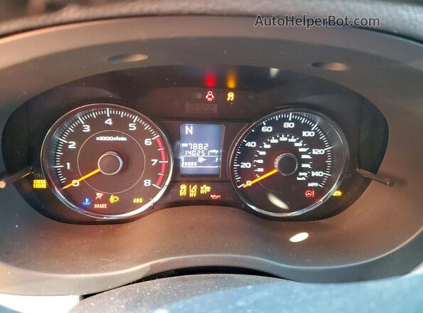 JF2SJAXC1GH460065 2016 SUBARU FORESTER 2.5I TO Silver ხელსაწყოთა პანელის ხედი
