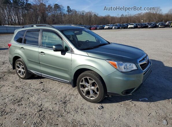JF2SJAXC2GH439533 2016 SUBARU FORESTER 2.5I TO Green Delantero derecho