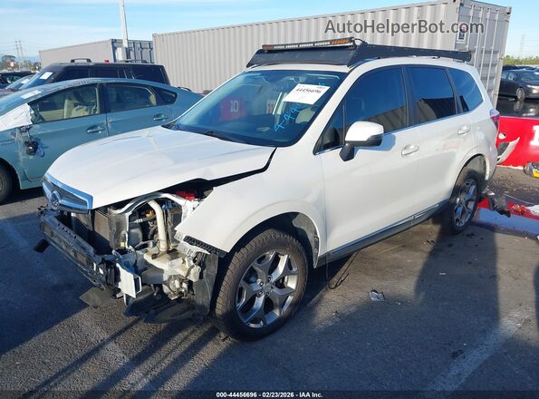 JF2SJAXC2GH505787 2016 SUBARU FORESTER 2.5I TO White Առջևի ձախ երեք քառորդ տեսարան
