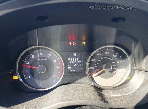JF2SJGEC1HH476502 2017 SUBARU FORESTER2. Black Instrument cluster view