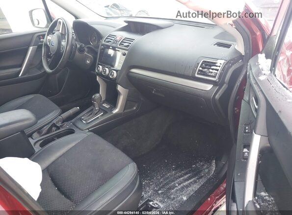 JF2SJGEC5HH478169 2017 SUBARU FORESTER2. Red წინა სალონის ხედი