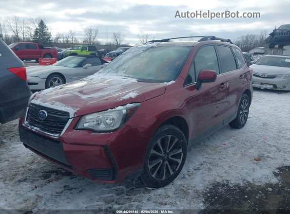 JF2SJGEC5HH478169 2017 SUBARU FORESTER2. Red წინა მარცხენა ხედი სამი მეოთხედიდან
