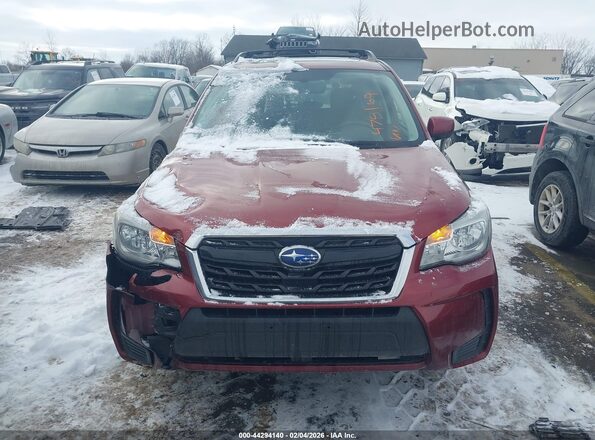 JF2SJGEC5HH478169 2017 SUBARU FORESTER2. Red ხელსაწყოთა პანელის ხედი