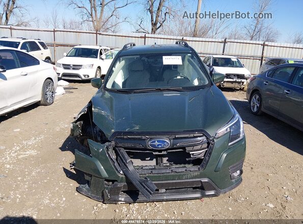 JF2SKADC5RH494319 2024 SUBARU FORESTER Green ხელსაწყოთა პანელის ხედი