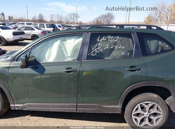 JF2SKADC5RH494319 2024 SUBARU FORESTER Green სალონის 360-გრადუსიანი ხედი