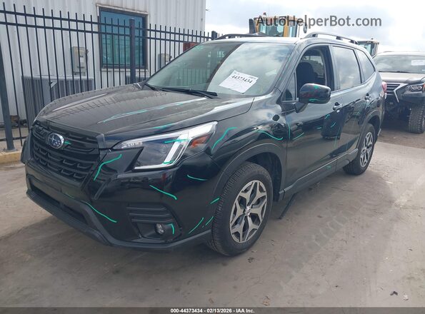 JF2SKADC7RH493558 2024 SUBARU FORESTER Черный Передняя левая четверть