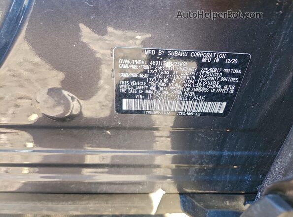 JF2SKAFC2MH472946 2021 SUBARU FORESTER Серый 