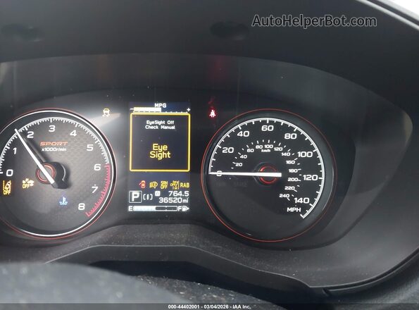 JF2SKAJC9NH404829 2022 SUBARU FORESTER Gray Вид задньої частини салону