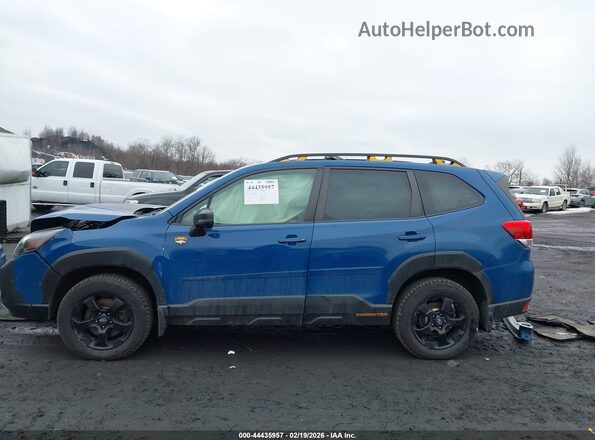 JF2SKAMC2NH418955 2022 SUBARU FORESTER Blue სალონის 360-გრადუსიანი ხედი