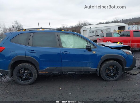 JF2SKAMC2NH418955 2022 SUBARU FORESTER Blue უკანა სალონის ხედი
