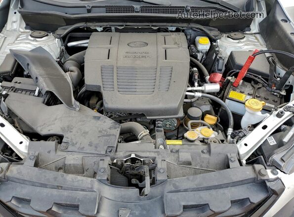 JF2SKAMCXNH506801 2022 SUBARU FORESTER White ძრავის განყოფილების ხედი