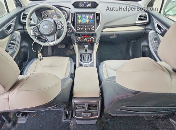 JF2SKANCXNH486807 2022 SUBARU FORESTER Maroon Առջևի վահանակի տեսք