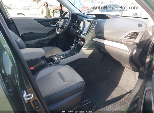 JF2SKAPC0NH519164 2022 SUBARU FORESTER Green წინა სალონის ხედი