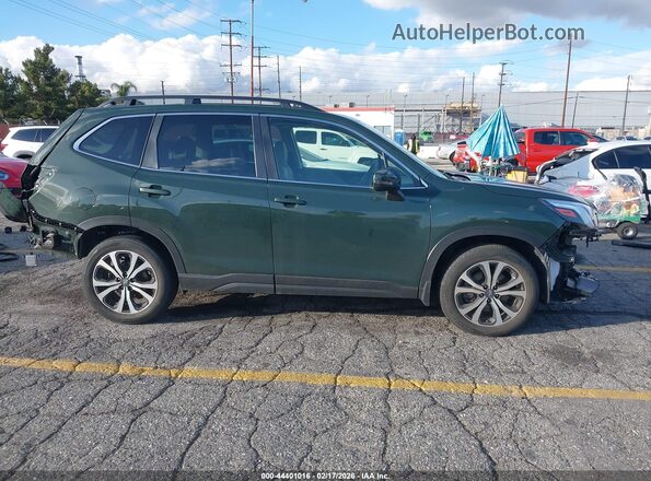 JF2SKAPC0NH519164 2022 SUBARU FORESTER Green სალონის 360-გრადუსიანი ხედი