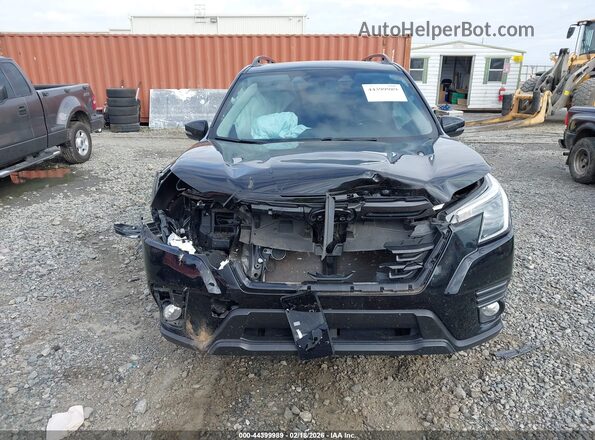 JF2SKAPC2NH499435 2022 SUBARU FORESTER Black Սարքավորումների վահանակի տեսք