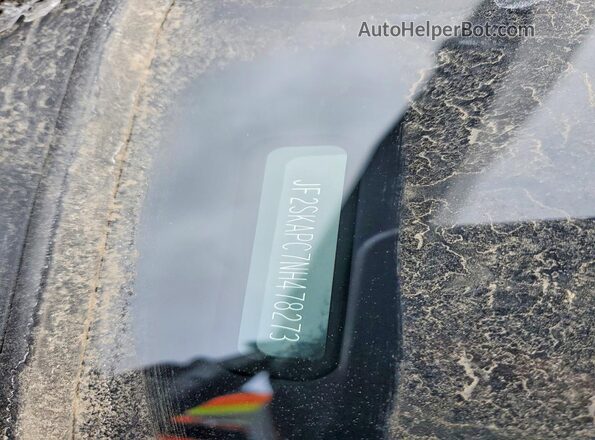 JF2SKAPC7NH478273 2022 SUBARU FORESTER Gray ძრავის განყოფილების ხედი