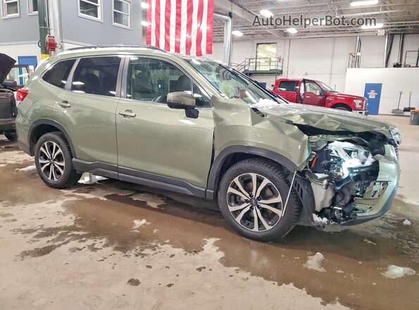 JF2SKASC7KH538393 2019 SUBARU FORESTER Green 