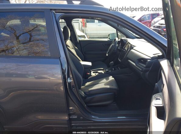 JF2SLDDC8SH412166 2025 SUBARU FORESTER Gray წინა სალონის ხედი
