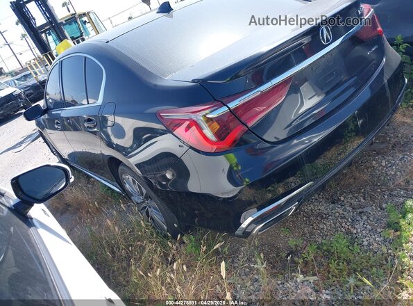 JH4KC1F53JC001165 2018 ACURA RLX Black უკანა მარცხენა