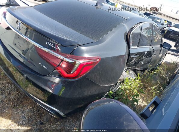JH4KC1F53JC001165 2018 ACURA RLX Black უკანა მარჯვენა