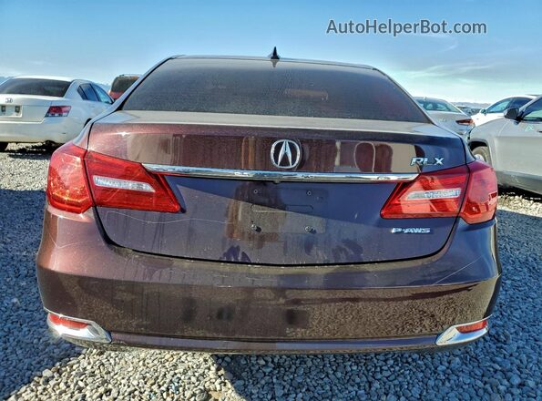 JH4KC1F54GC001023 2016 ACURA RLX Purple Rear view