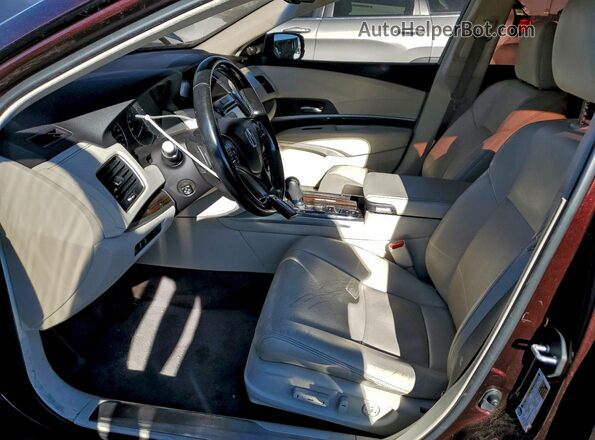 JH4KC1F54GC001023 2016 ACURA RLX Purple Front interior view