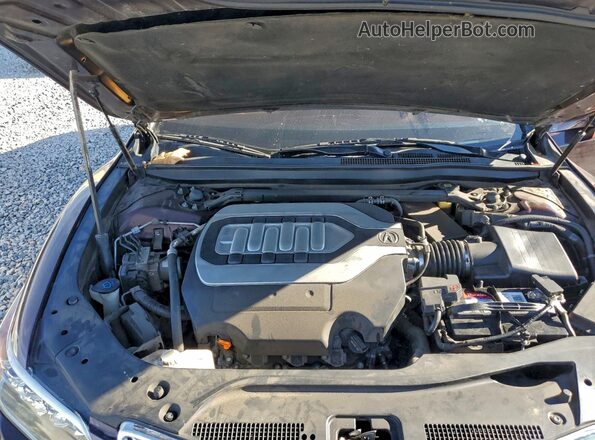 JH4KC1F54GC001023 2016 ACURA RLX Purple Rear interior view