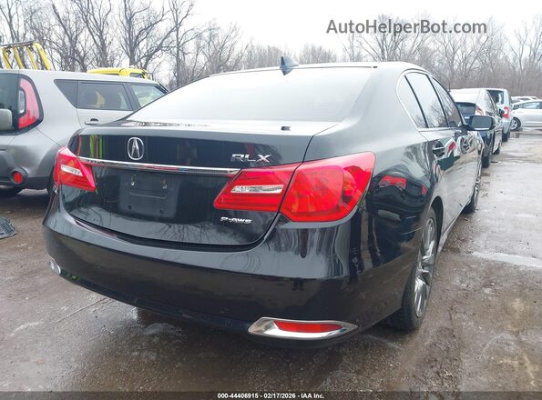 JH4KC1F59GC001275 2016 ACURA RLX Black უკანა მარჯვენა