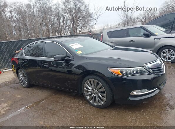 JH4KC1F59GC001275 2016 ACURA RLX Black უკანა სალონის ხედი