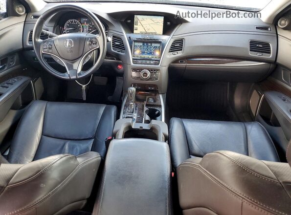 JH4KC1F99GC001456 2016 ACURA RLX Black Dashboard view