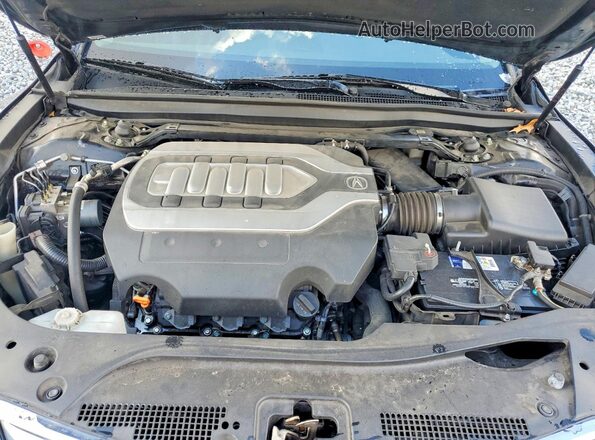 JH4KC1F99GC001456 2016 ACURA RLX Black Rear interior view