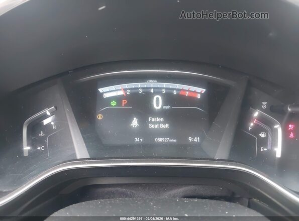 JHLRW2H59KX022304 2019 HONDA CR-V Gray უკანა სავარძლების ხედი
