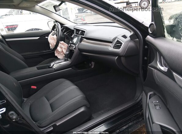 JHMFC1F35KX003364 2019 HONDA CIVIC Black Widok wnętrza z przodu