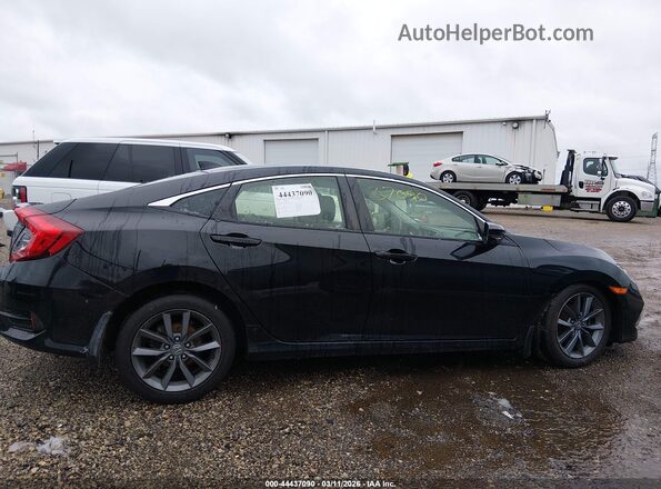 JHMFC1F35KX003364 2019 HONDA CIVIC Black Widok wnętrza z tyłu
