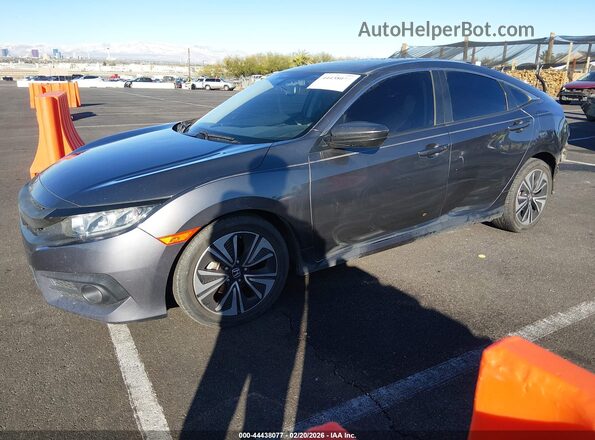 JHMFC1F74JX007147 2018 HONDA CIVIC Gray 