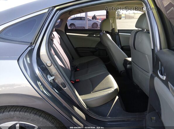 JHMFC1F74JX007147 2018 HONDA CIVIC Gray 