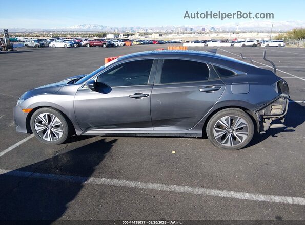 JHMFC1F74JX007147 2018 HONDA CIVIC Gray 